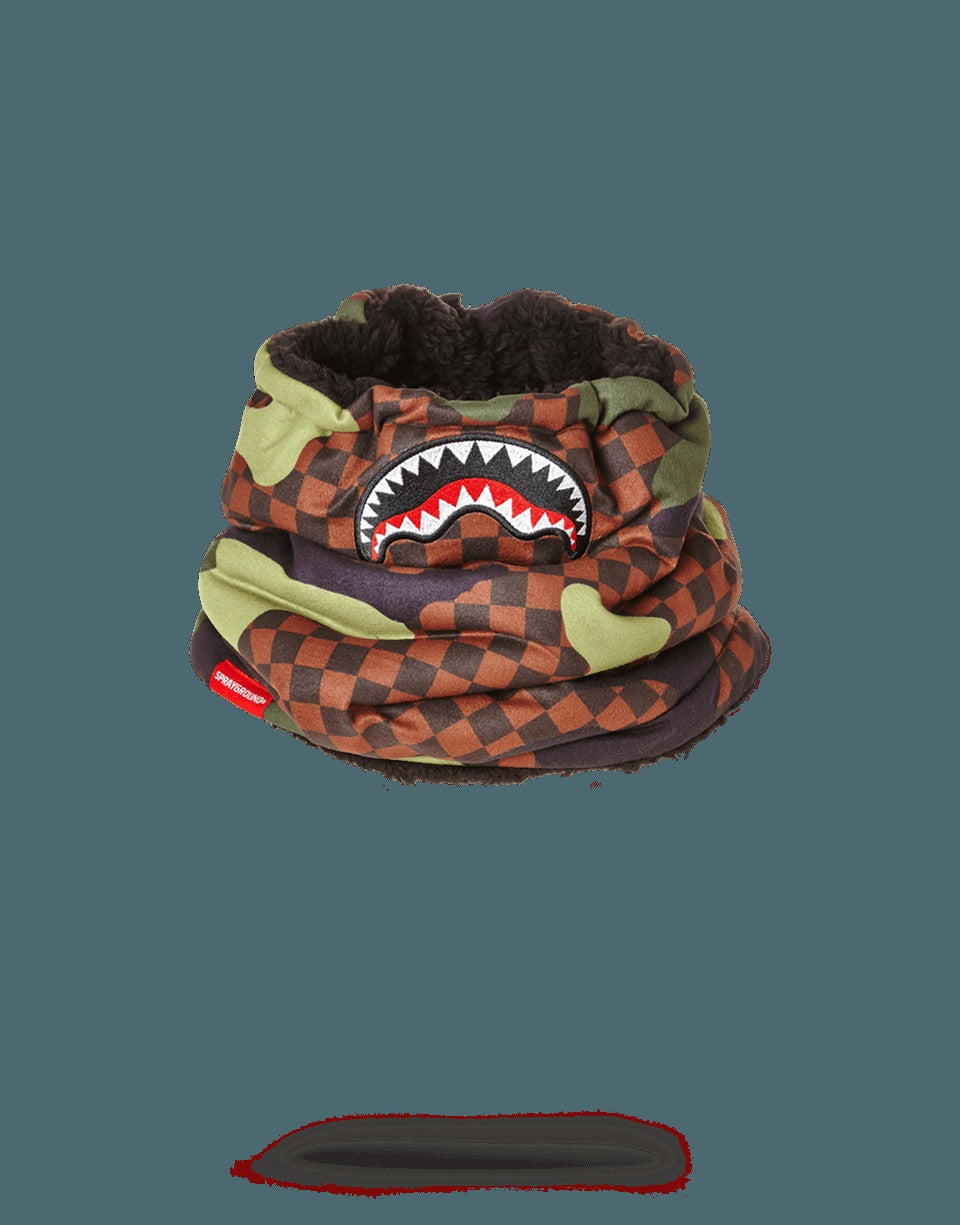 CHECKER CAMO NECK WARMER | Sprayground Bargain