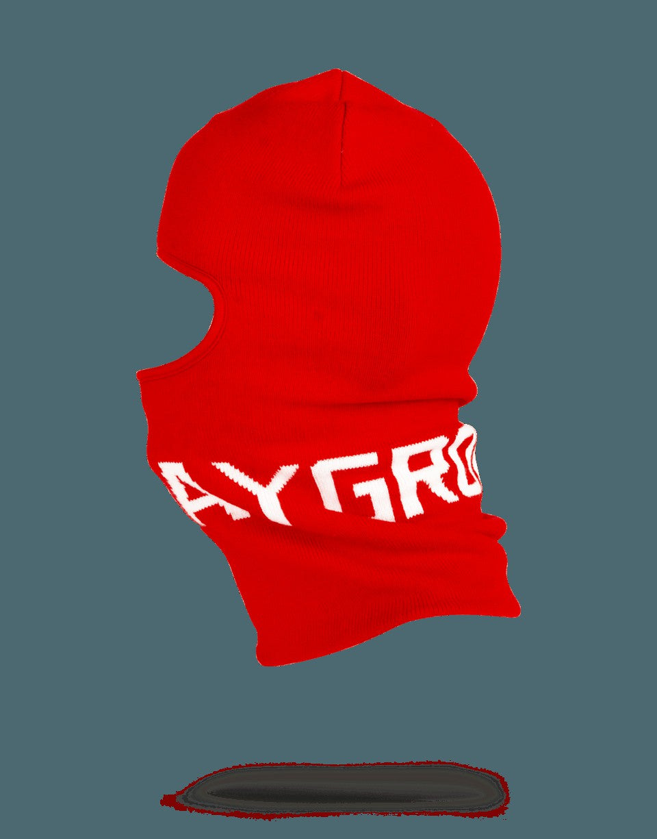RED SPRAYGROUND LOGO SKI MASK | Sprayground Special Offer