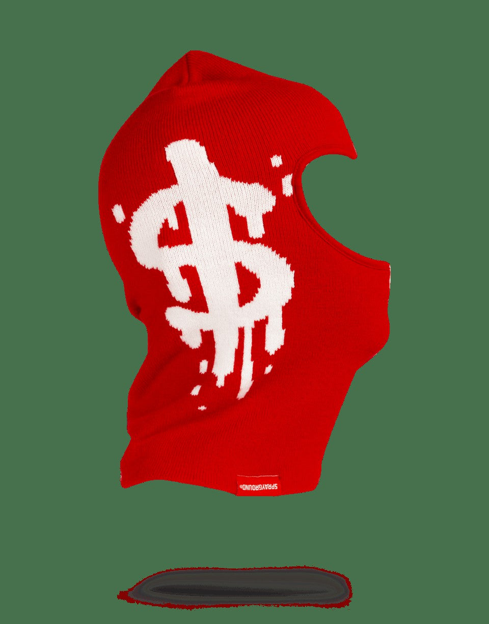 MONEY DRIP SKI MASK (RED) | Sprayground On Sale
