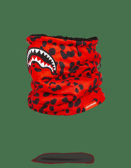 RED LEOPARD NECK WARMER | Sprayground Bargain
