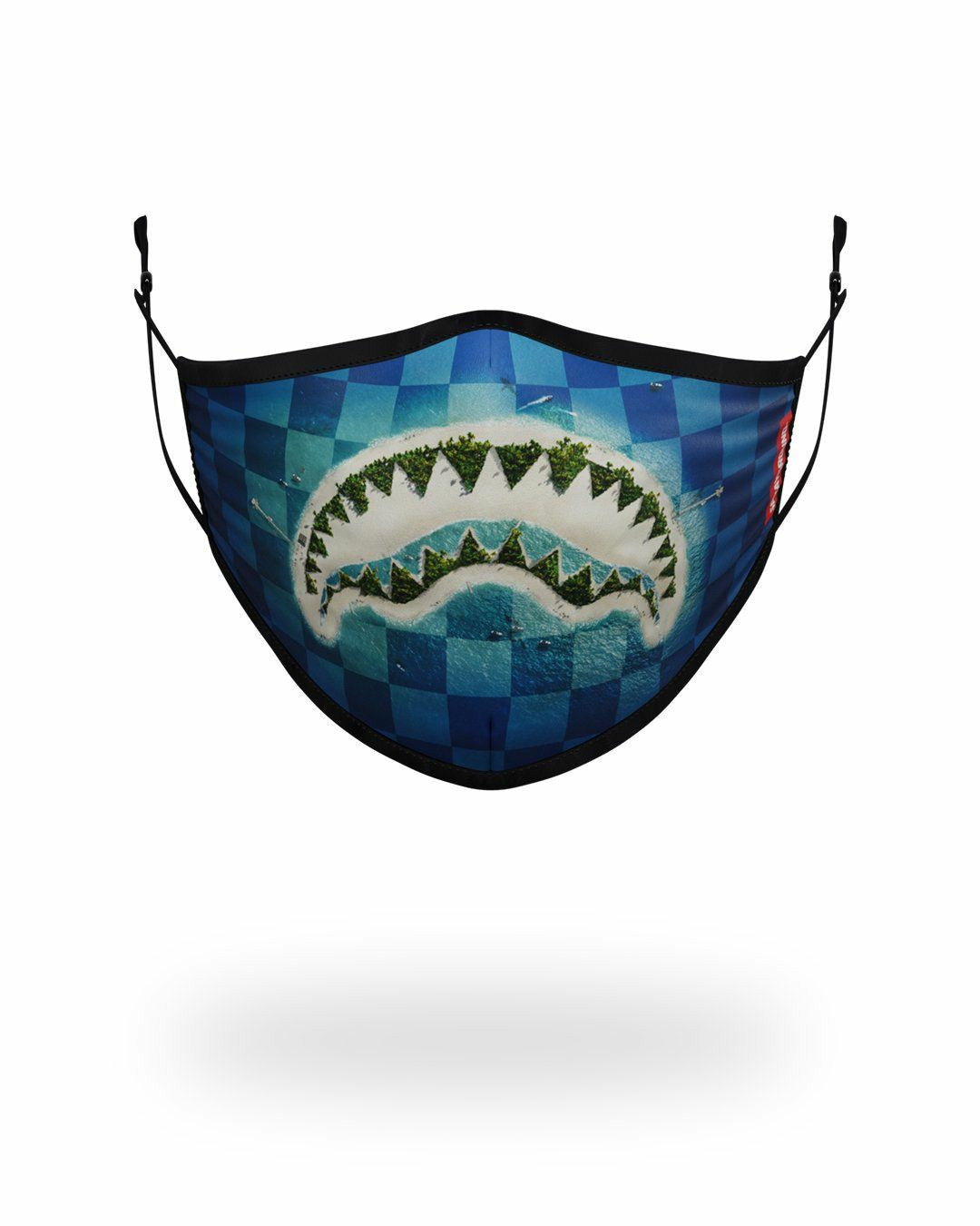 ADULT SHARK ISLAND FORM FITTING FACE MASK | Sprayground Savings