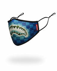 ADULT SHARK ISLAND FORM FITTING FACE MASK | Sprayground Savings