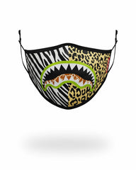 ADULT SAFARI SHARK FORM FITTING FACE MASK | Sprayground Discounted