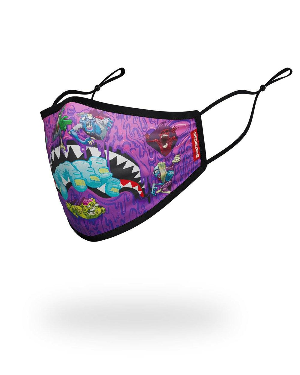 ADULT ZOMBIE SHARK FORM FITTING FACE MASK | Sprayground Sale