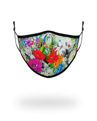 ADULT FLORAL MONEY FORM FITTING FACE MASK | Sprayground Discounted