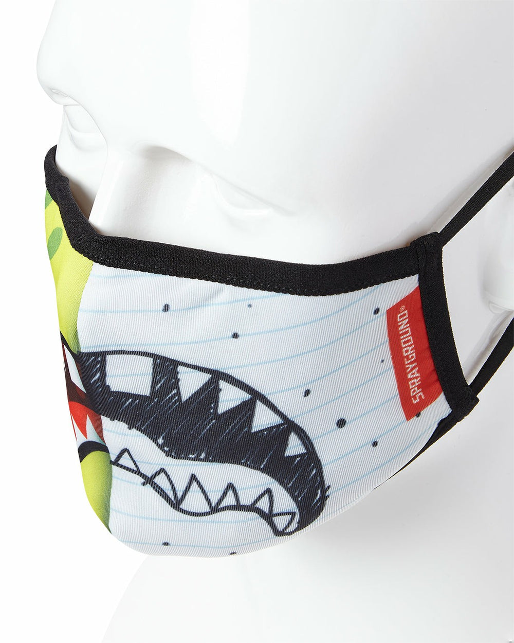 ADULT DOODLEBOB SPLIT SHARK FORM FITTING FACE-COVERING | Sprayground On Sale