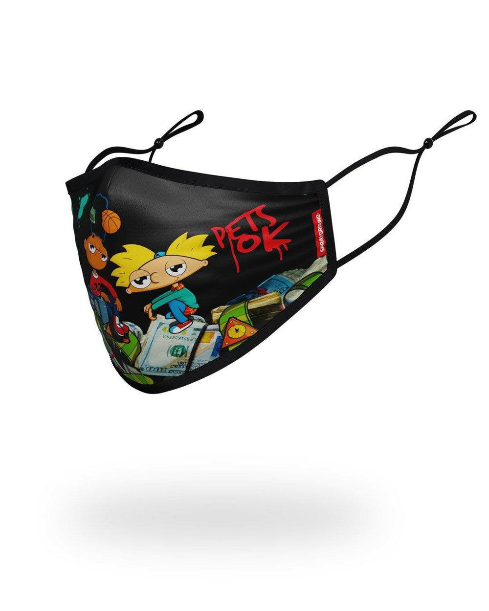 ADULT HEY ARNOLD MONEY STACKS FORM FITTING FACE-COVERING | Sprayground Savings