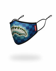 KIDS FORM FITTING MASK: SHARK ISLAND | Sprayground Bargain