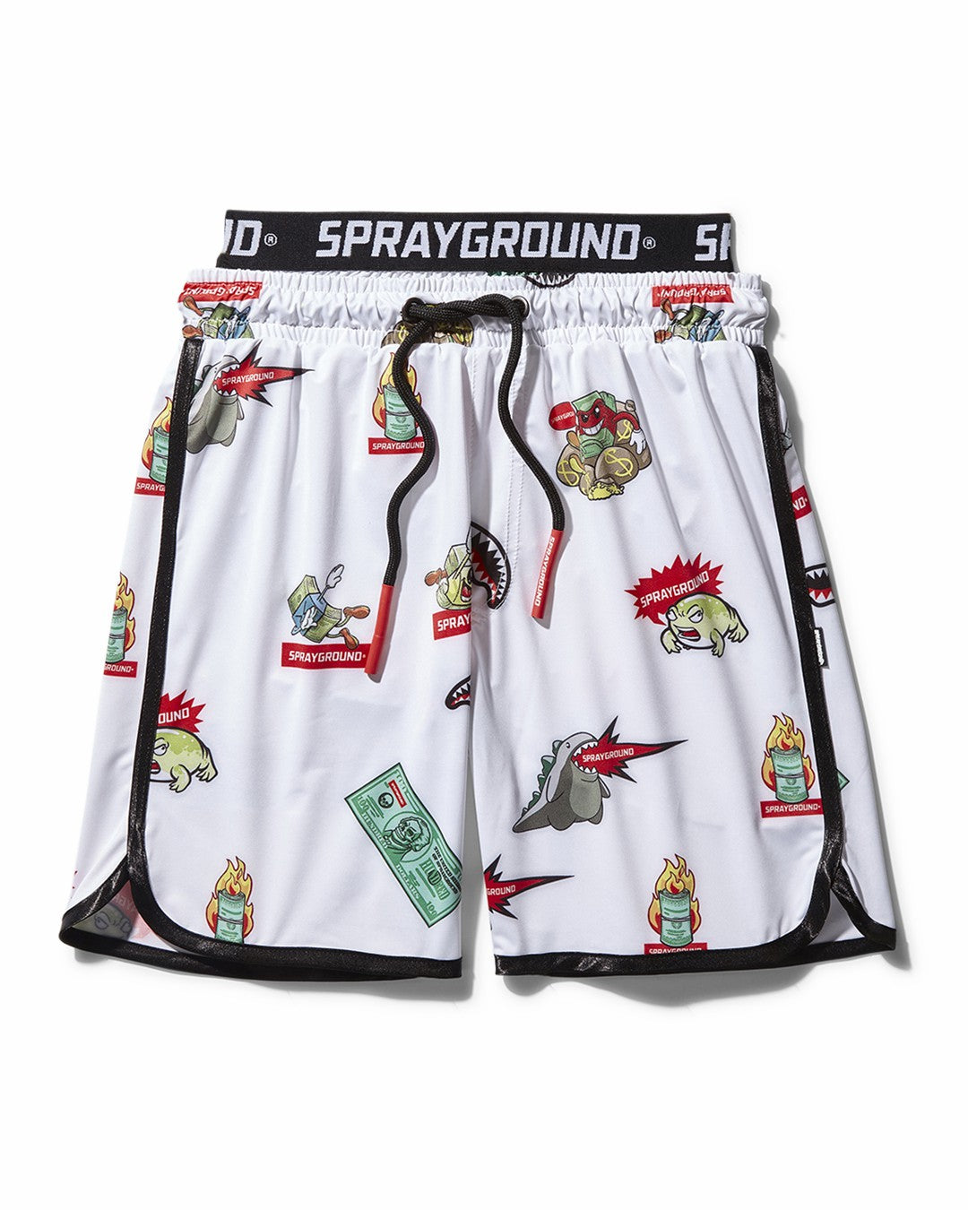 KIDS PATCH ALL-IN SWIM TRUNKS (WHITE) | Sprayground Exclusive Deal