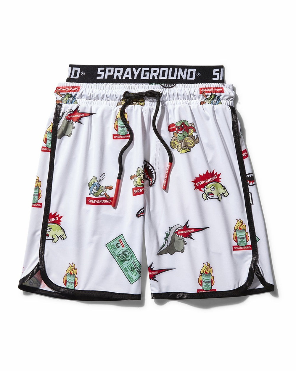 KIDS PATCH ALL-IN SWIM TRUNKS (WHITE) | Sprayground Exclusive Deal