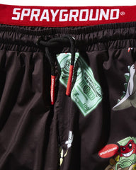 KIDS PATCH ALL-IN SWIM TRUNKS (BLACK) | Sprayground Hot Deal
