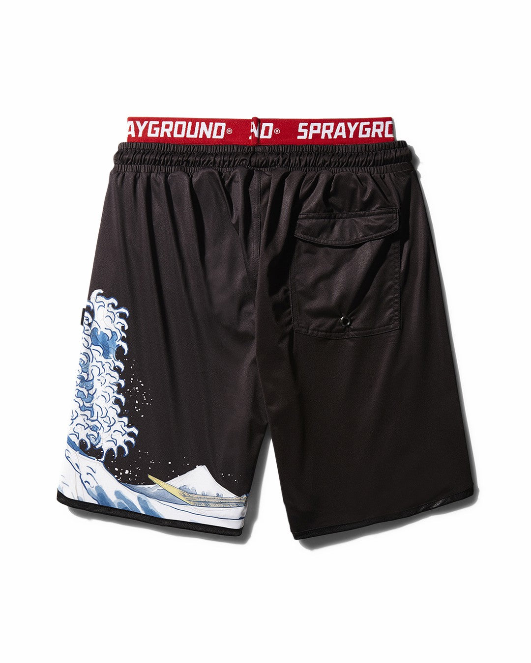 DRAGON WAVE CORTO SWIM TRUNKS (BLACK) | Sprayground Outlets