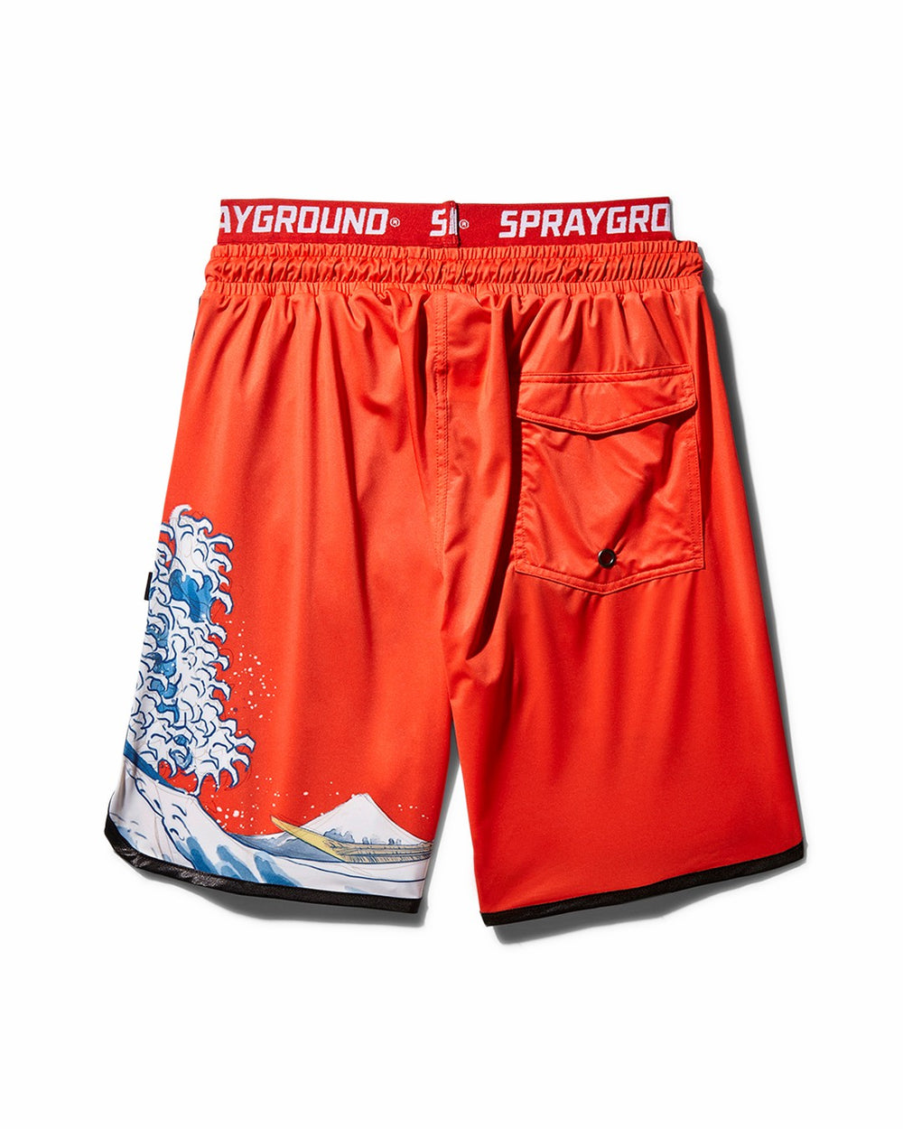 JAPAN WAVE CORTO SWIM TRUNKS (RED) | Sprayground Bargain