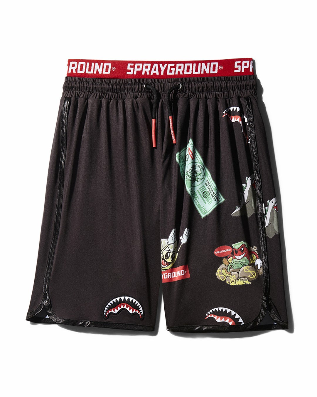 PATCH ALL-IN CORTO SWIM TRUNKS (BLACK) | Sprayground Savings