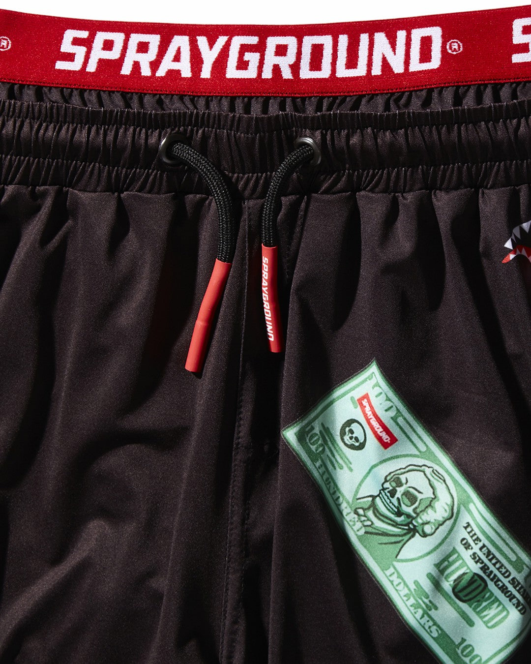 PATCH ALL-IN CORTO SWIM TRUNKS (BLACK) | Sprayground Savings