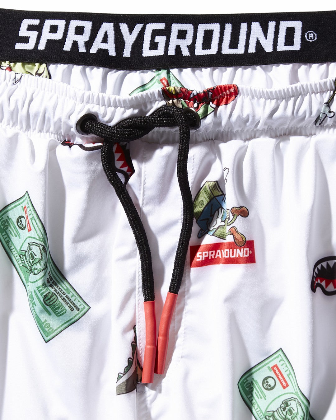 PATCH ALL-IN CORTO SWIM TRUNKS (WHITE) | Sprayground Discounted