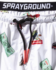 PATCH ALL-IN CORTO SWIM TRUNKS (WHITE) | Sprayground Discounted