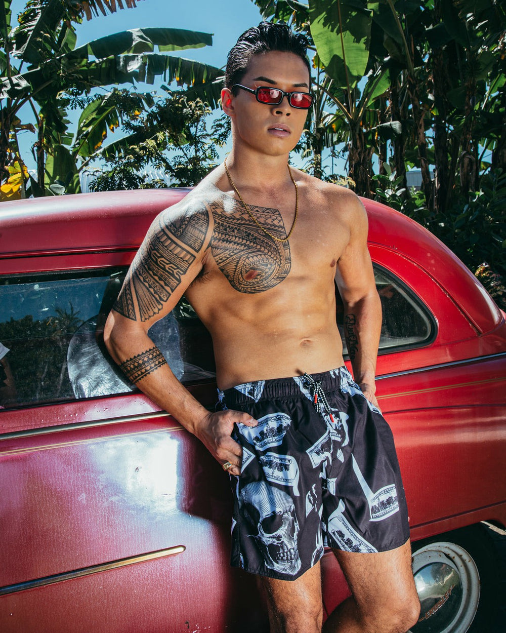 MONEY NIGHT SHOTO SWIM TRUNKS | Sprayground Special Offer