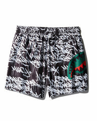 SCRIBBLE SHARK SHOTO SWIM TRUNKS | Sprayground On Sale