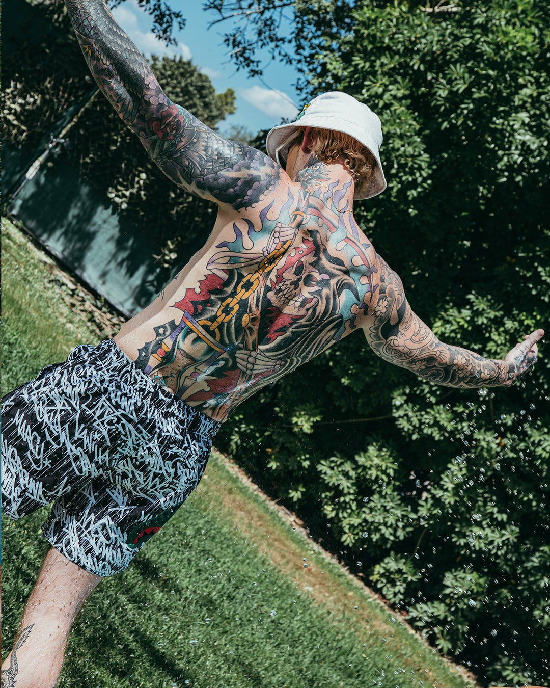 SCRIBBLE SHARK SHOTO SWIM TRUNKS | Sprayground On Sale
