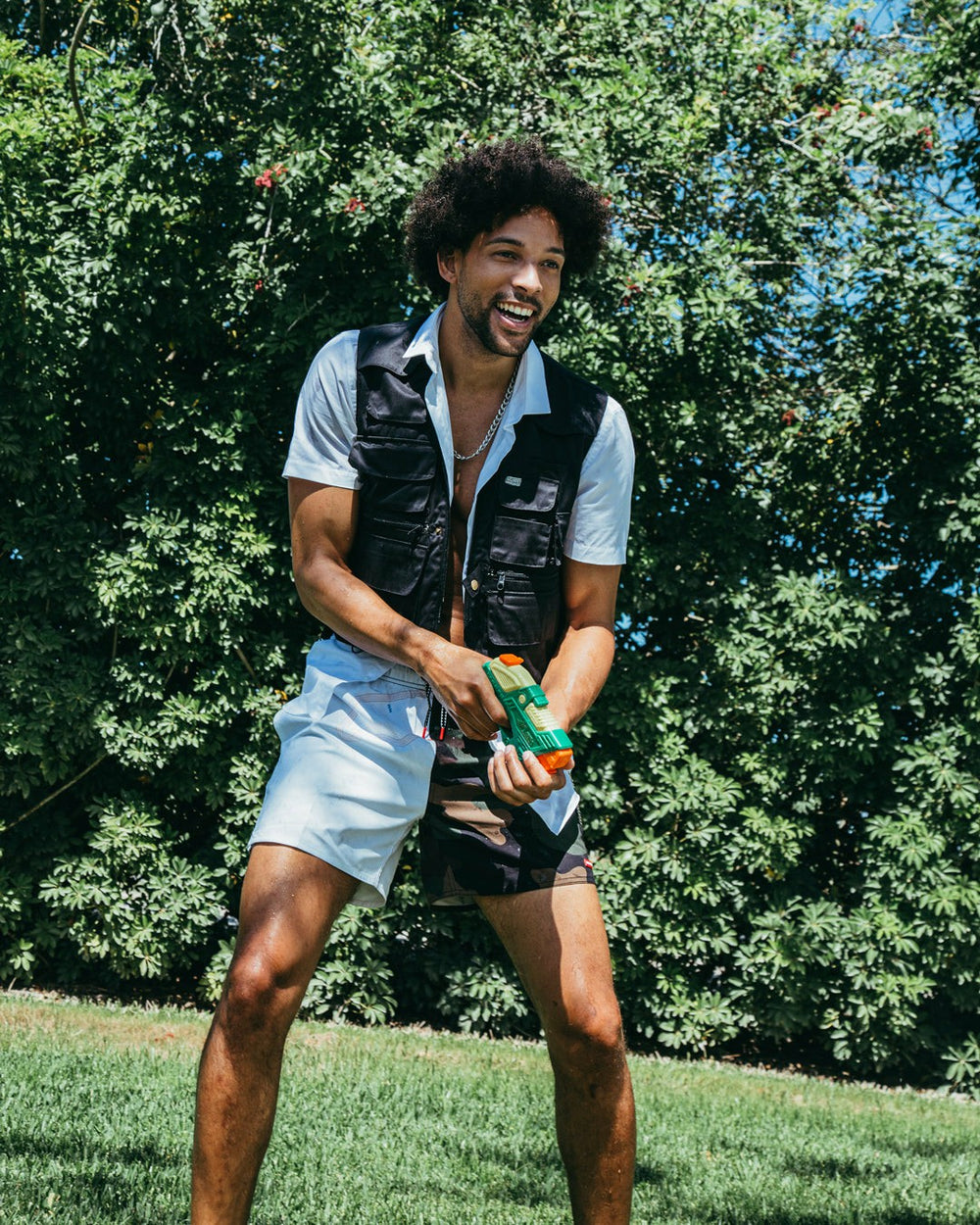 SPLIT BITE CAMO SHOTO SWIM TRUNKS | Sprayground Sale