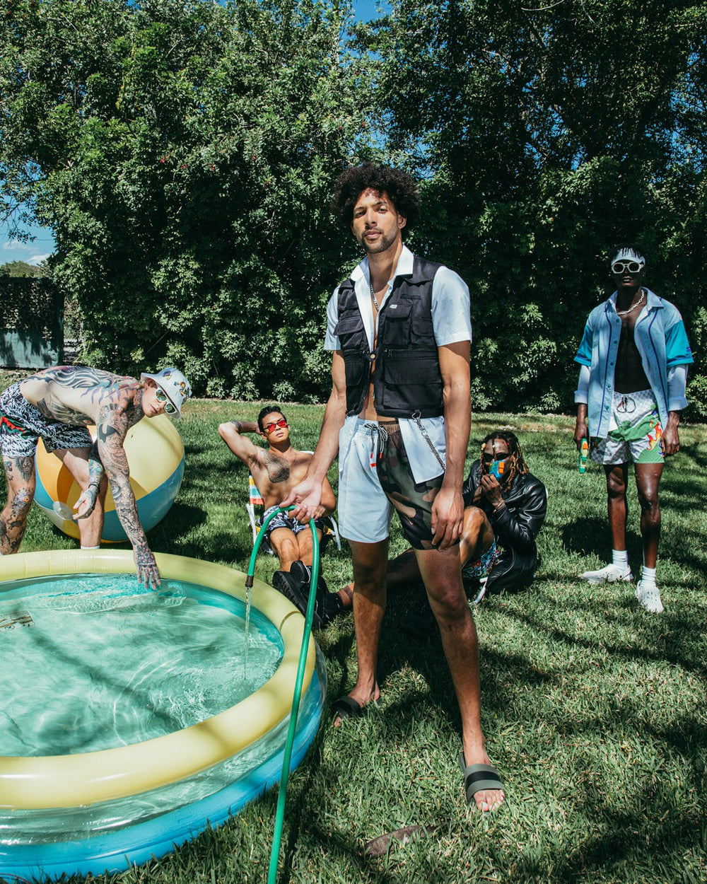 SPLIT BITE CAMO SHOTO SWIM TRUNKS | Sprayground Sale