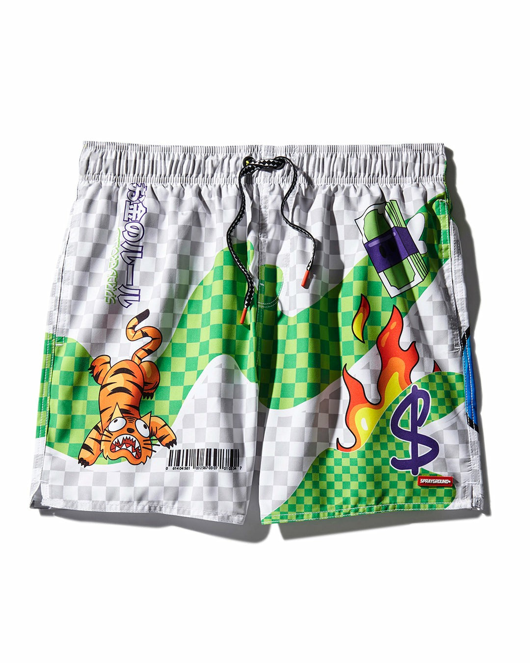 WTF ART SHOTO SWIM TRUNKS | Sprayground Outlets