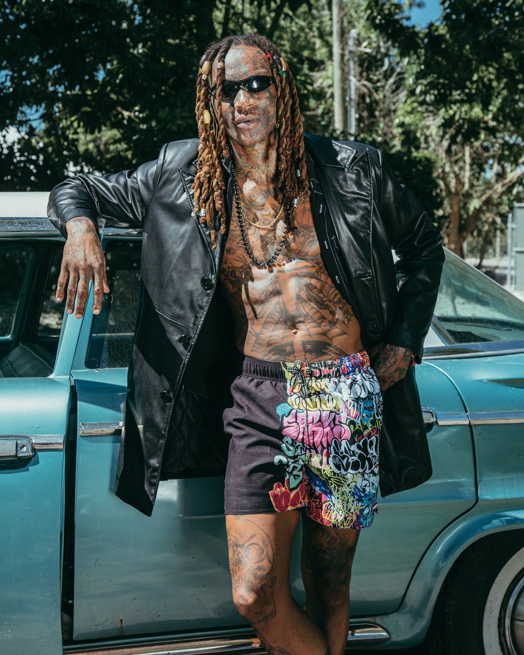HALF GRAFF SHOTO SWIM TRUNKS | Sprayground Bargain