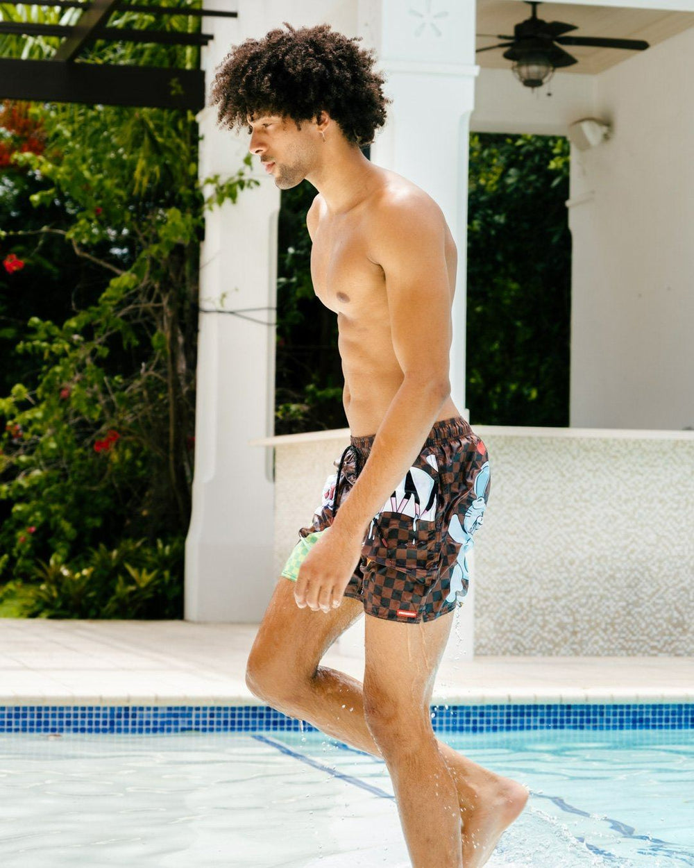 WTF SHARK SHOTO SWIM TRUNKS | Sprayground Hot Deal