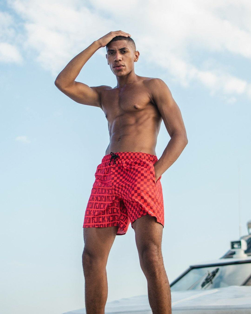 VENI VIDI VICI SHOTO SWIM TRUNKS | Sprayground On Sale
