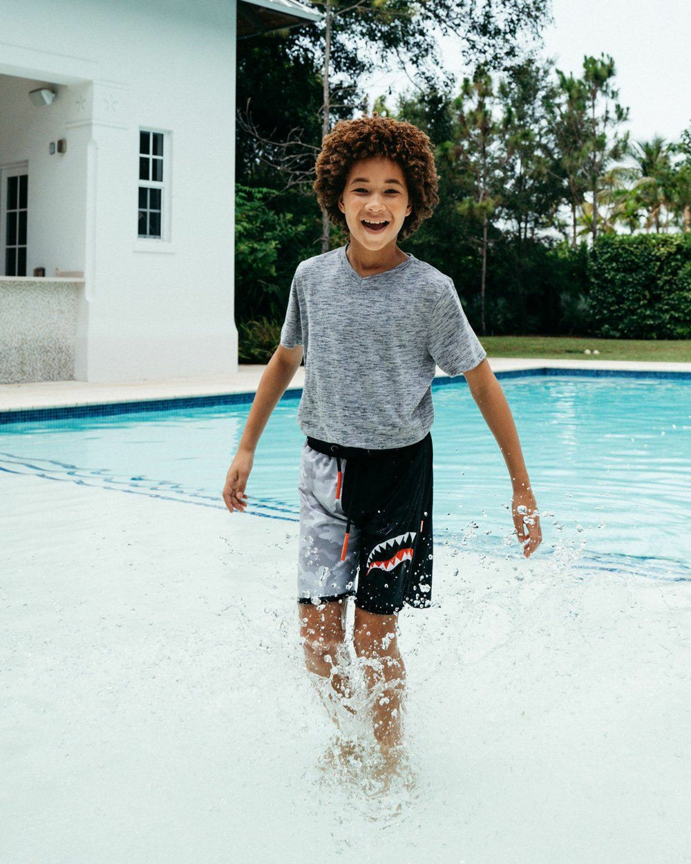 KIDS DAMAGE CONTROL SWIM TRUNKS | Sprayground Discounted