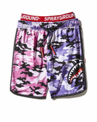 KIDS SPLIT CAMO SWIM TRUNKS | Sprayground Value Deal