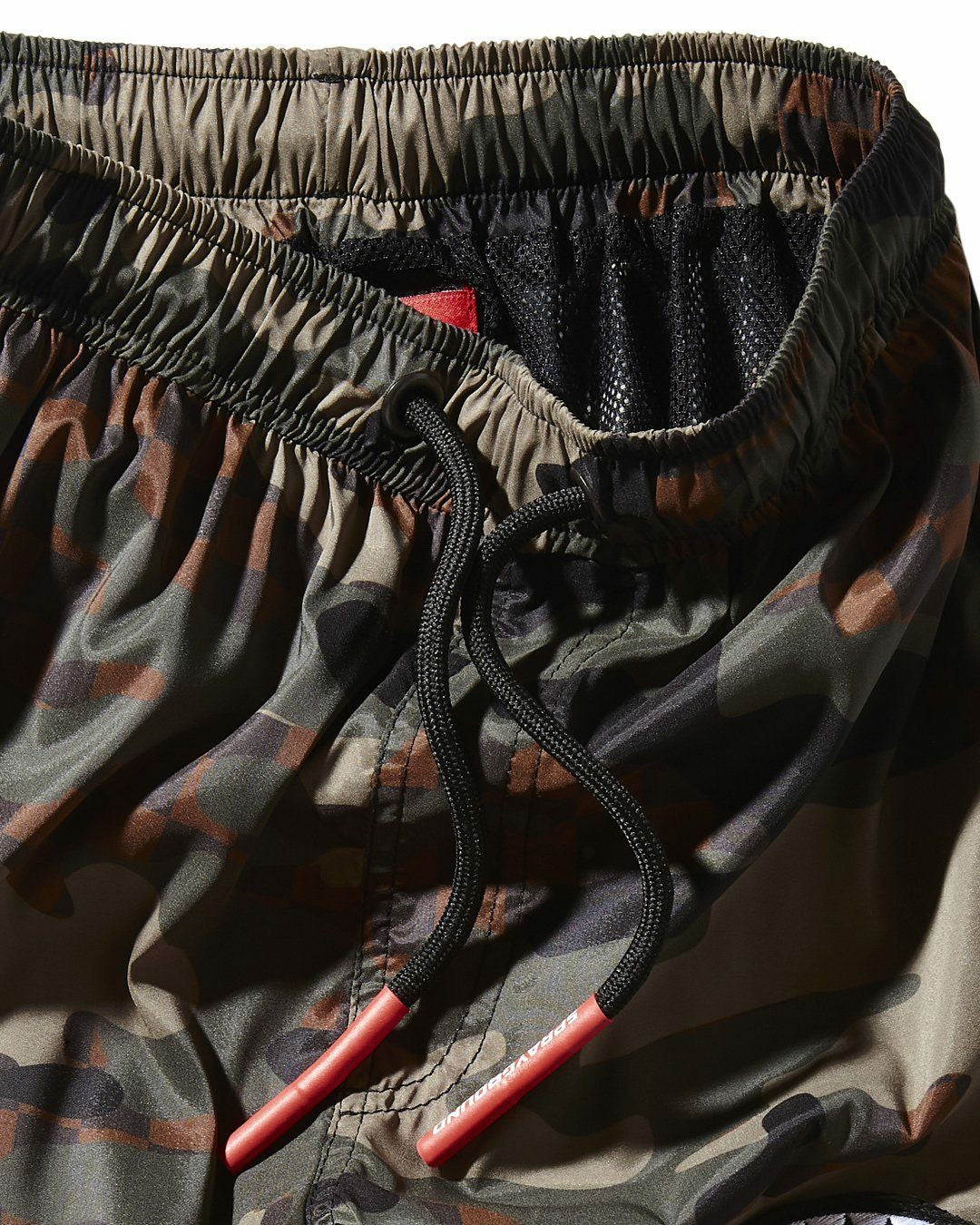 KIDS CAMO CHECKERED SWIM TRUNKS | Sprayground Exclusive Deal
