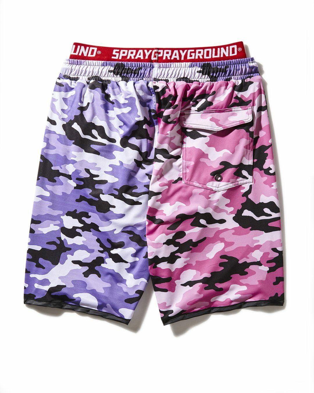 SPLIT CAMO CORTO SWIM TRUNKS | Sprayground On Sale