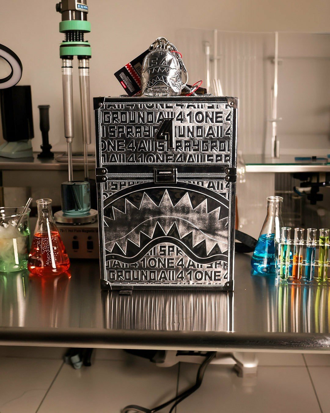 SPACE CASE CHATURANGA SHARK BACKPACK | Sprayground On Sale