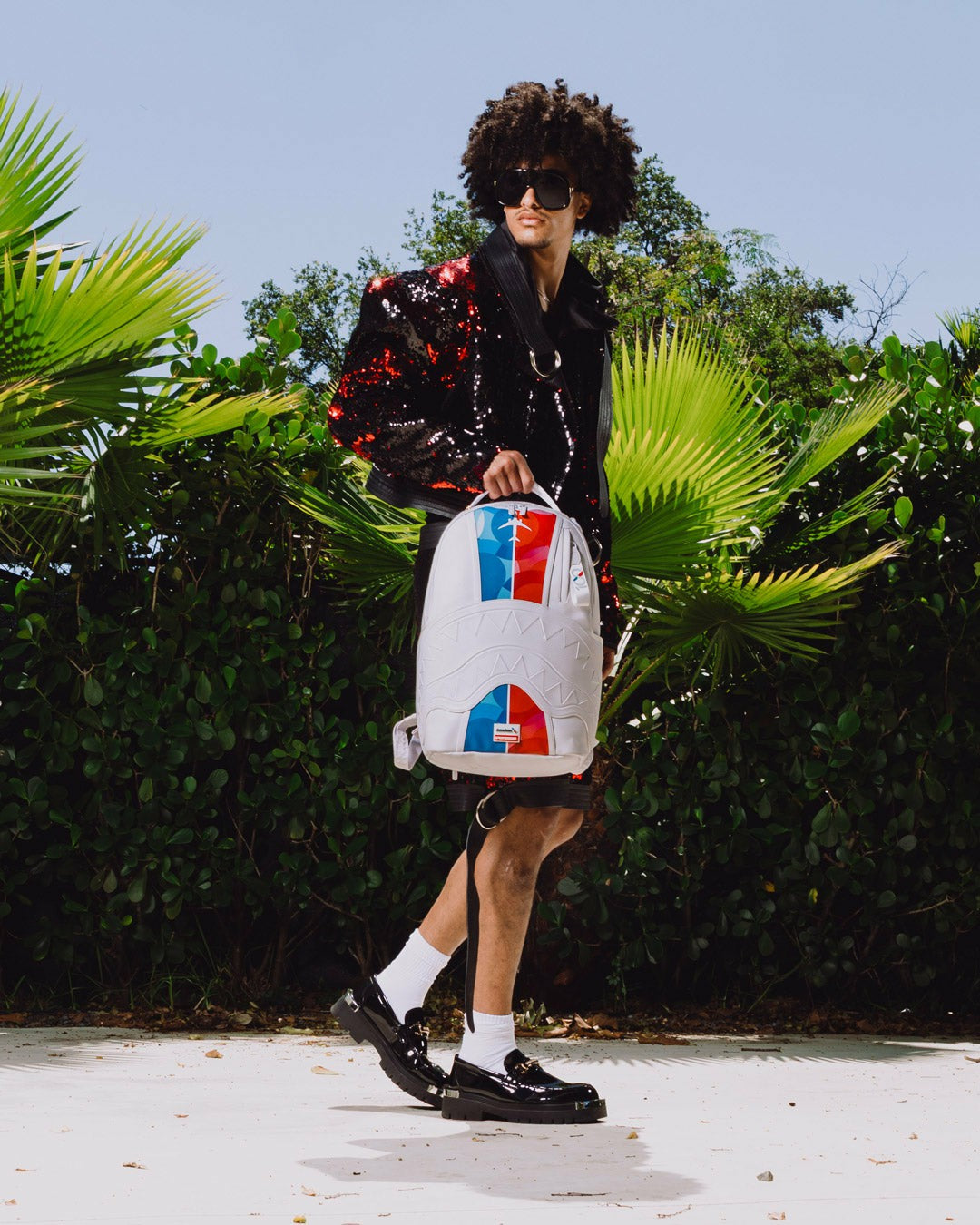AMERICAN AIRLINES MAXIMUM ALTITUDE BACKPACK (WHITE) | Sprayground Outlets