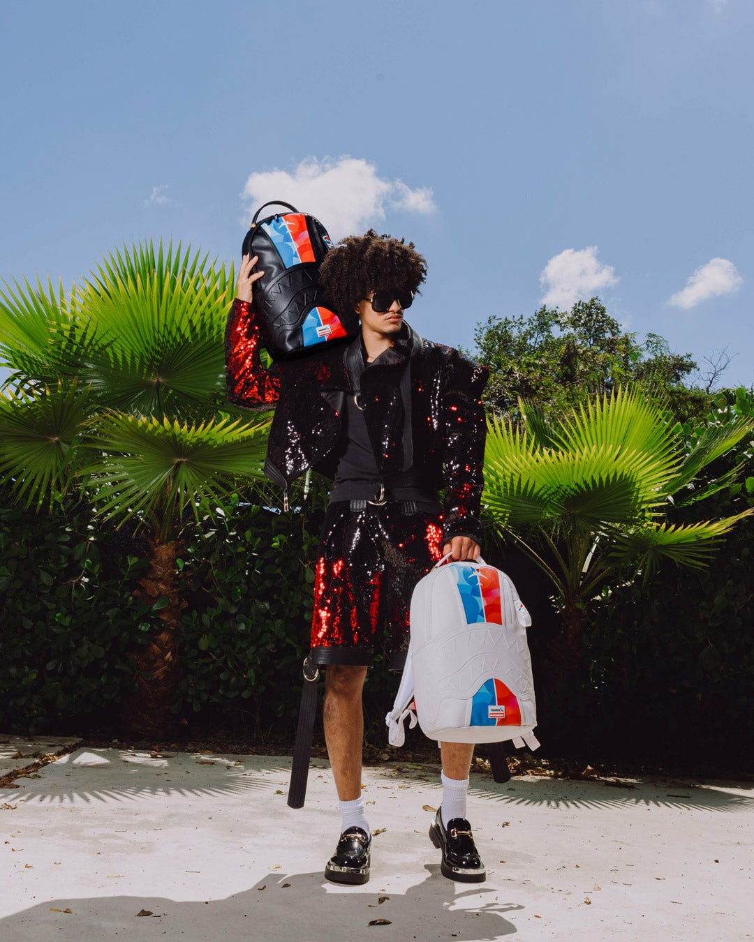 AMERICAN AIRLINES MAXIMUM ALTITUDE BACKPACK (WHITE) | Sprayground Outlets