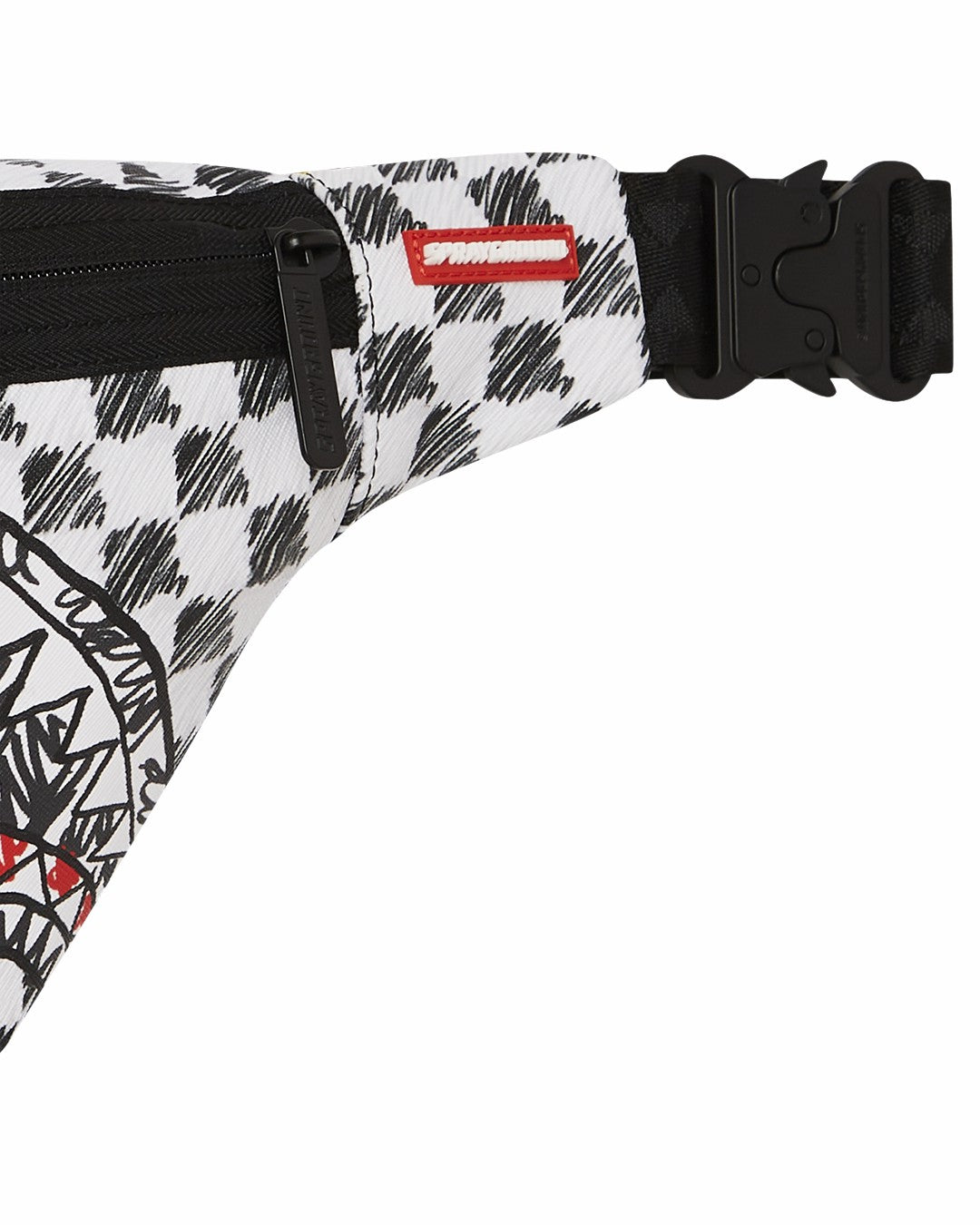 SCRIBBLE DRIBBLE CHECK SAVVY CROSSBODY | Sprayground On Sale