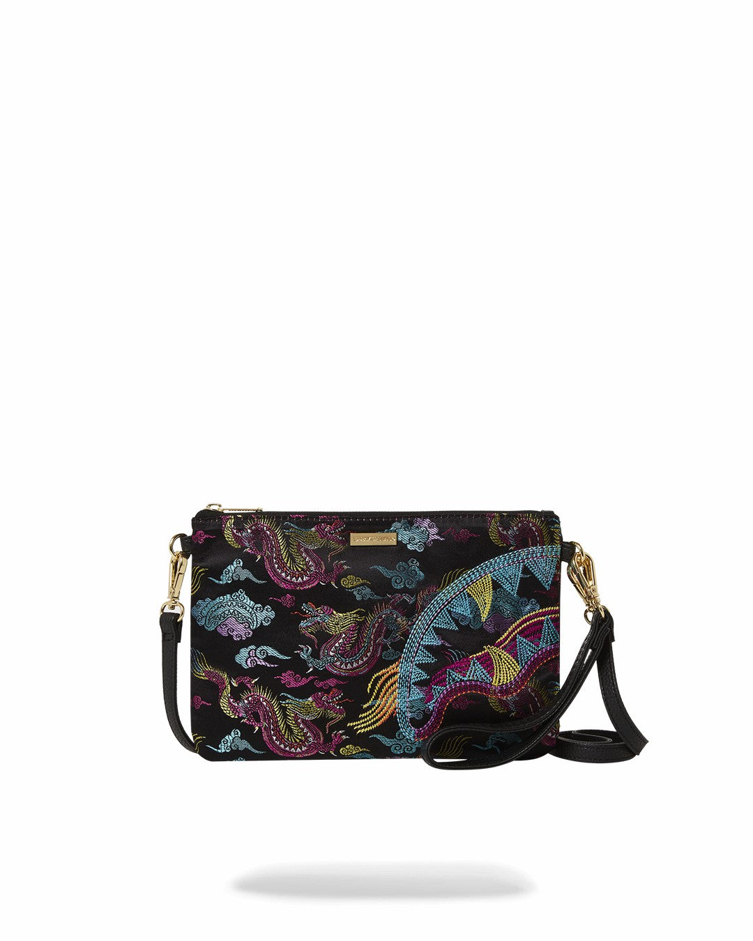EMBROIDERED DRAGONS CROSSOVER CLUTCH | Sprayground Hot Deal