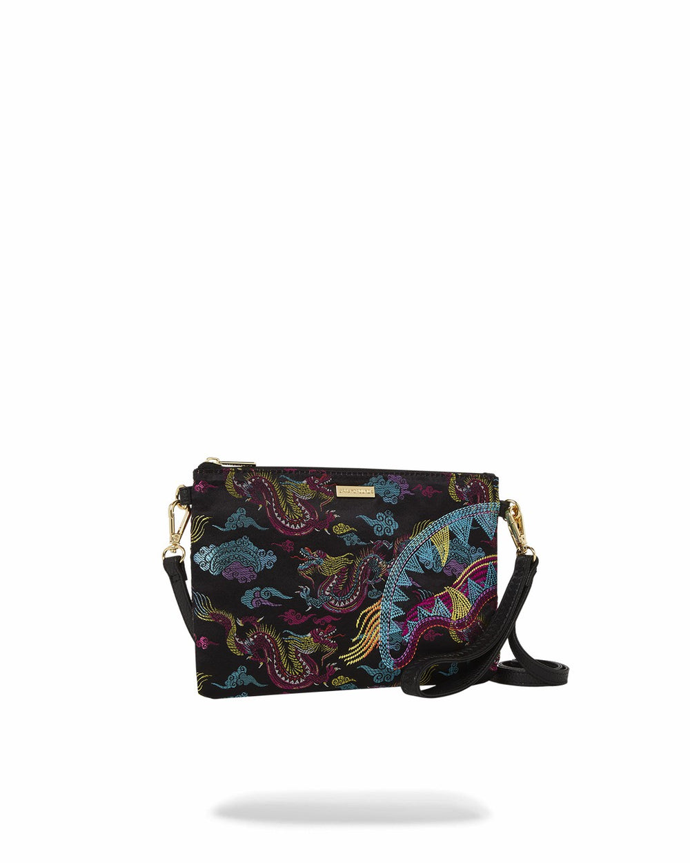 EMBROIDERED DRAGONS CROSSOVER CLUTCH | Sprayground Hot Deal
