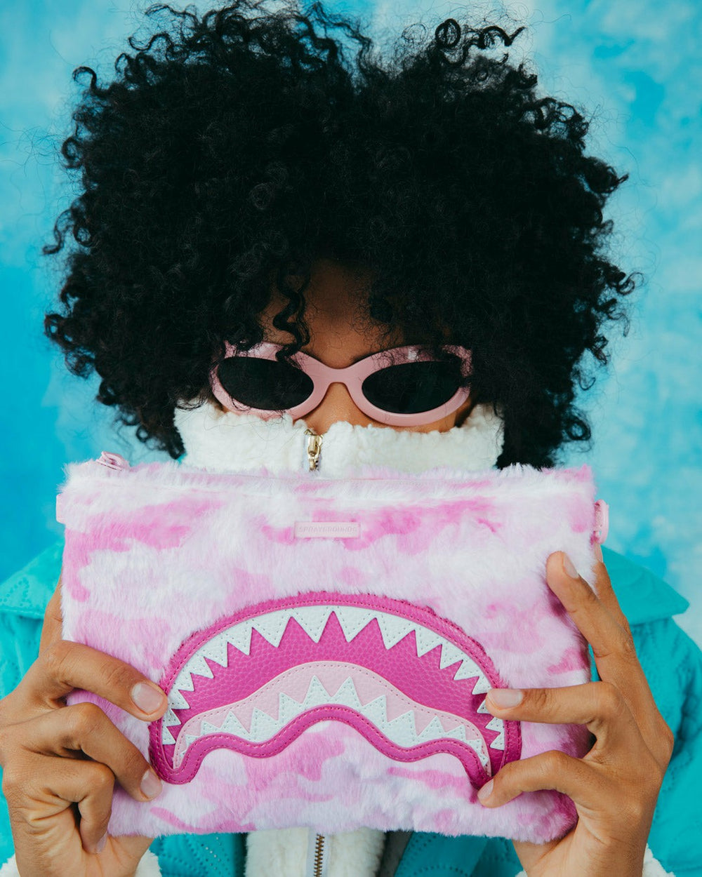FURRROCIOUS IN PINK CROSSOVER CLUTCH | Sprayground Bargain