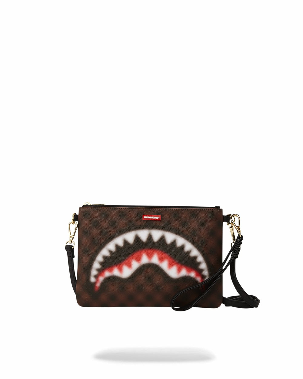 SHARKS IN PARIS BLUR EFFECT CROSSOVER CLUTCH | Sprayground Value Deal