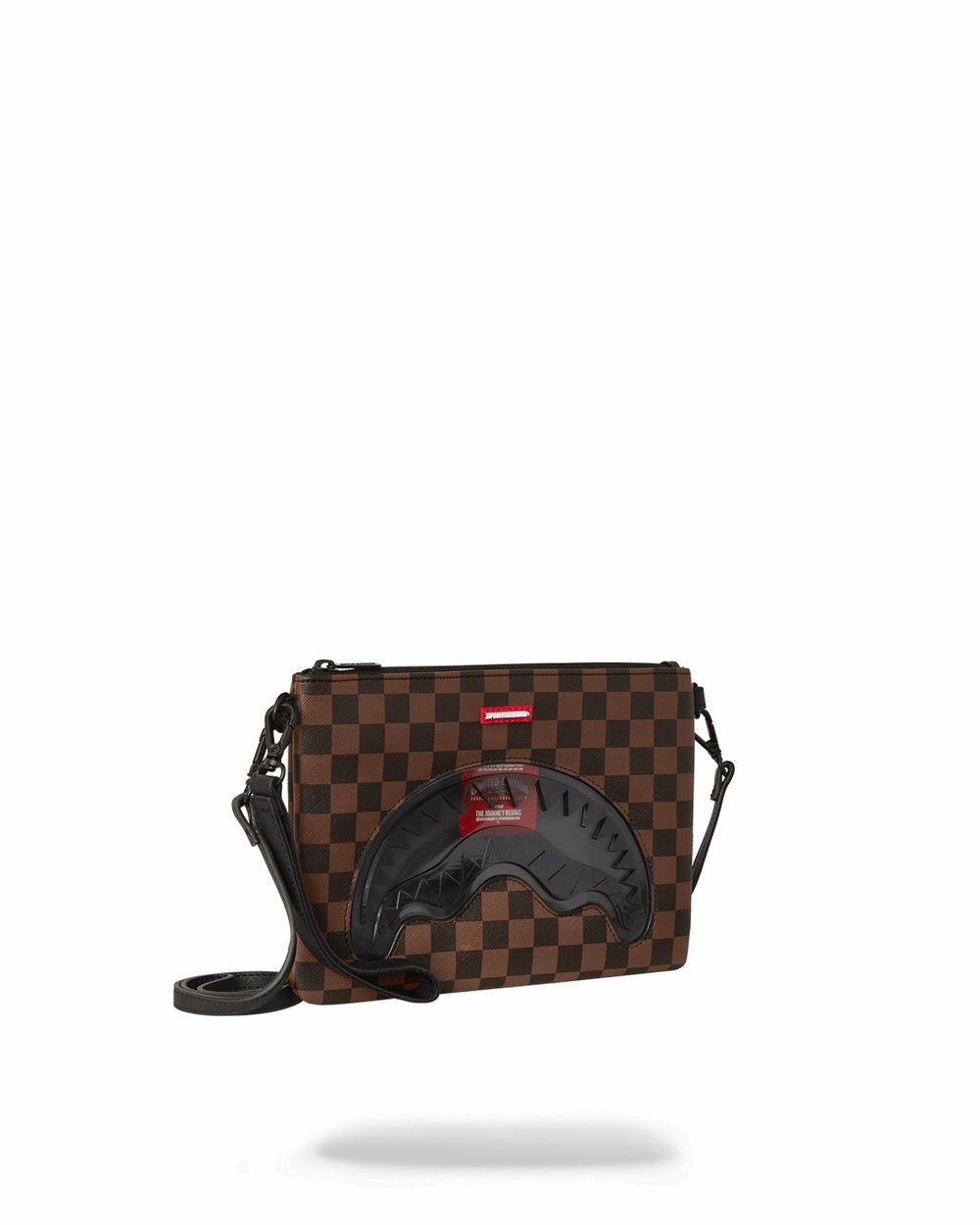 SHARKS IN PARIS CLEAR FOR TAKEOFF CROSSOVER CLUTCH WITH STRAP | Sprayground Exclusive Deal