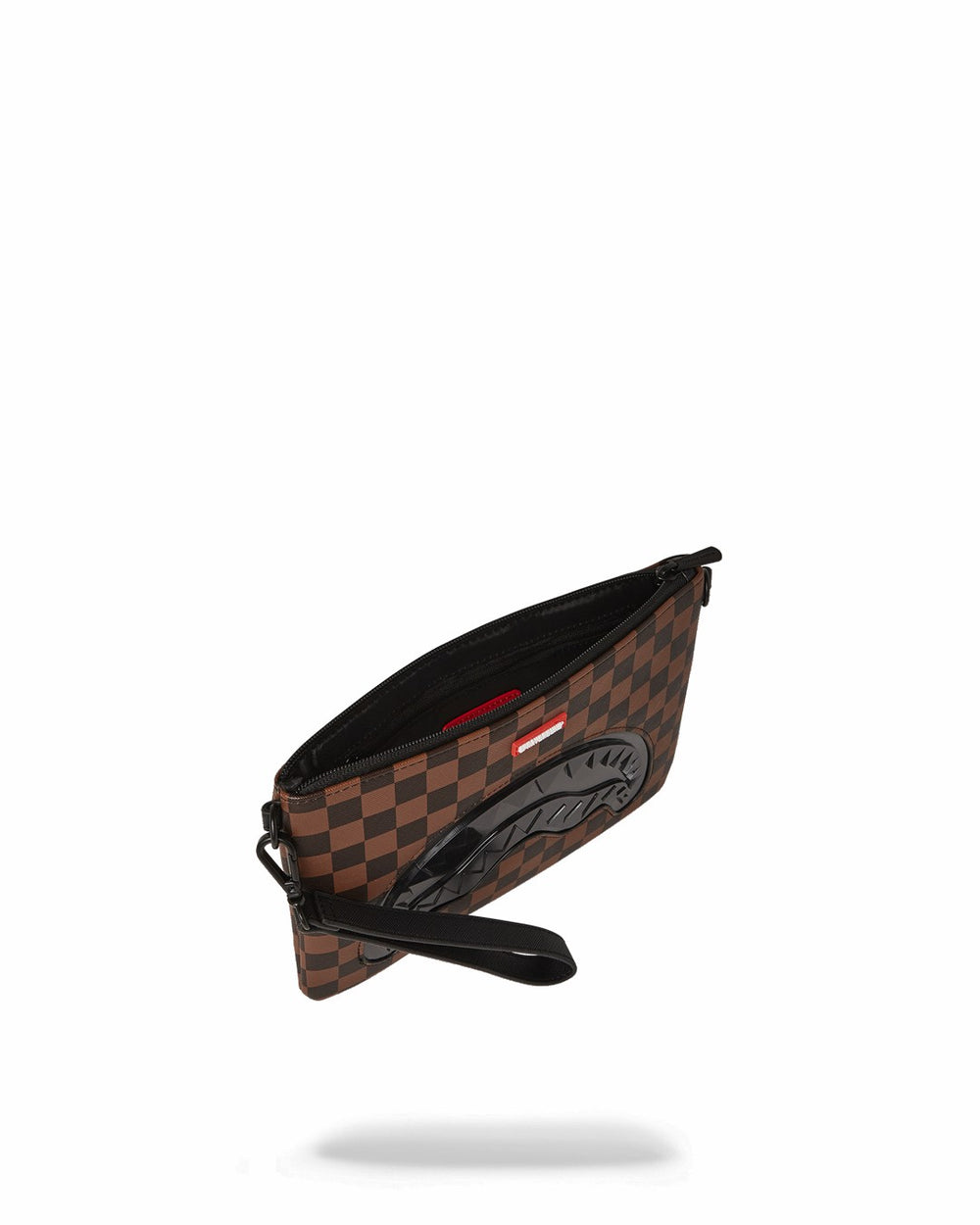 SHARKS IN PARIS CLEAR FOR TAKEOFF CROSSOVER CLUTCH WITH STRAP | Sprayground Exclusive Deal