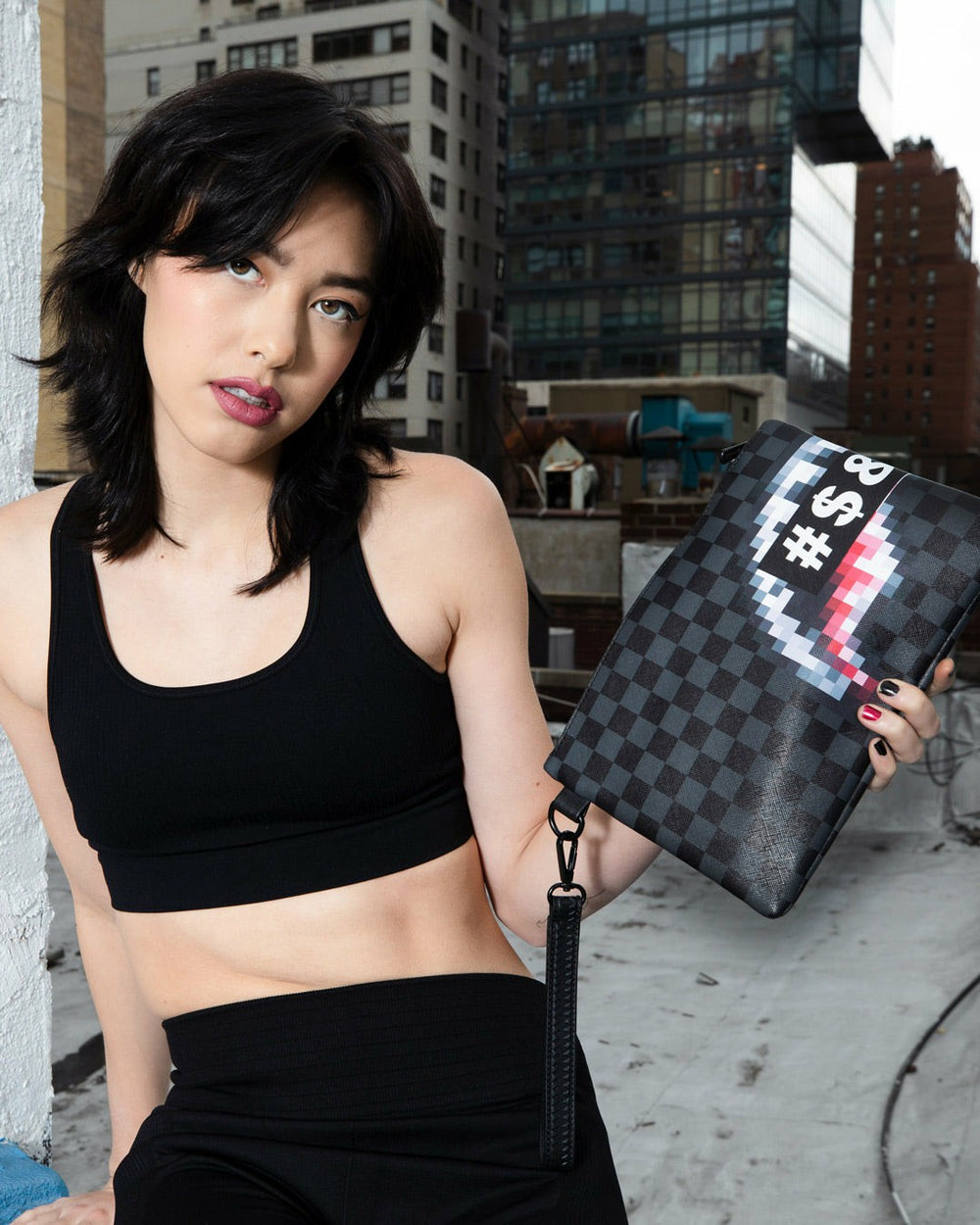 WHAT THE BEEP' SHARK CROSSOVER CLUTCH
 | Sprayground Bargain