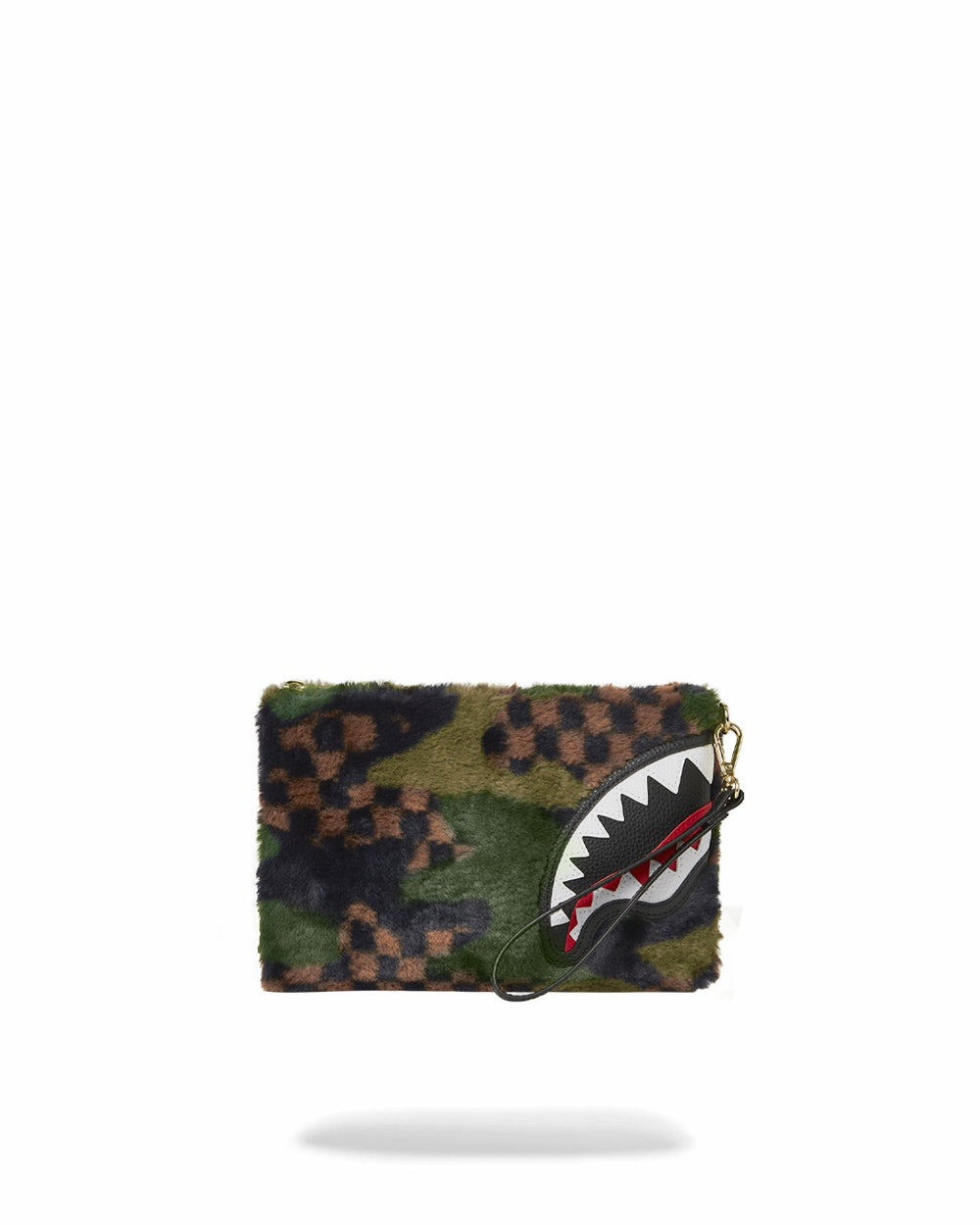 BIG SKY FUR SHARK CROSSOVER CLUTCH | Sprayground Hot Deal