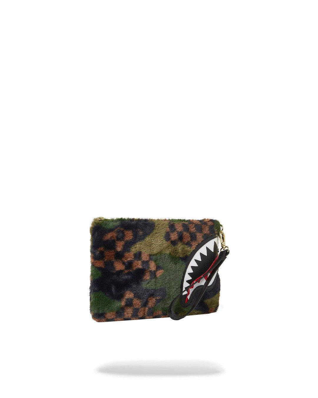BIG SKY FUR SHARK CROSSOVER CLUTCH | Sprayground Hot Deal