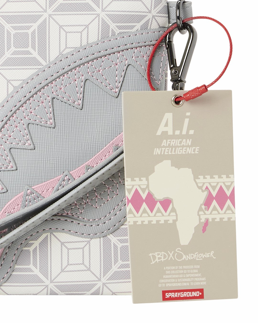 A.I.8 AFRICAN INTELLIGENCE BOOKED & BUSY CROSSOVER CLUTCH | Sprayground Value Deal