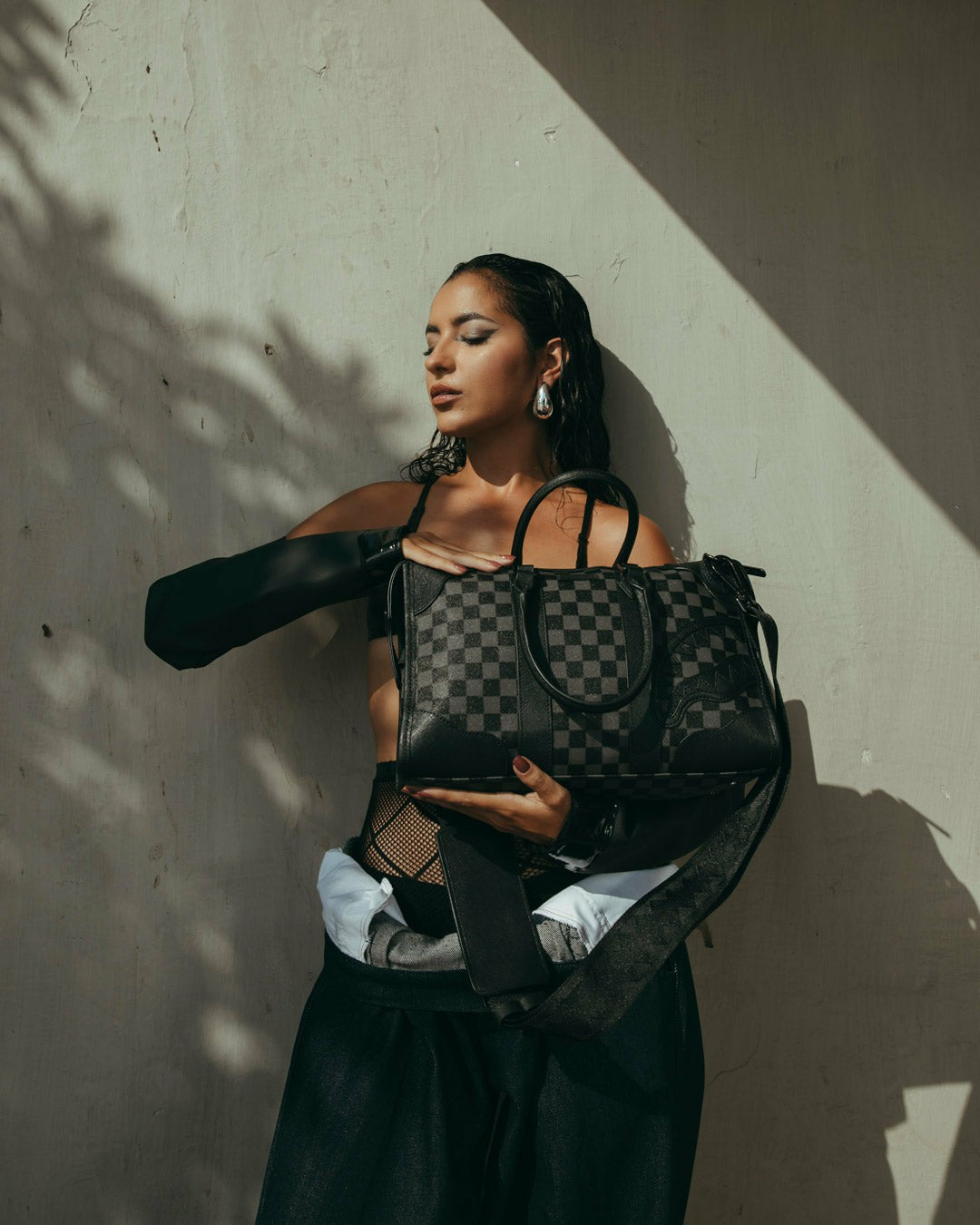 MIDNIGHT CHATEAU MINI PYRAMID DUFFLE | Sprayground Outlets
