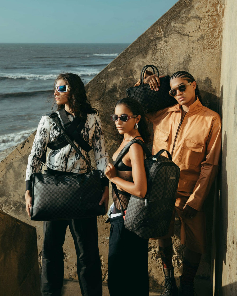MIDNIGHT CHATEAU MINI PYRAMID DUFFLE | Sprayground Outlets